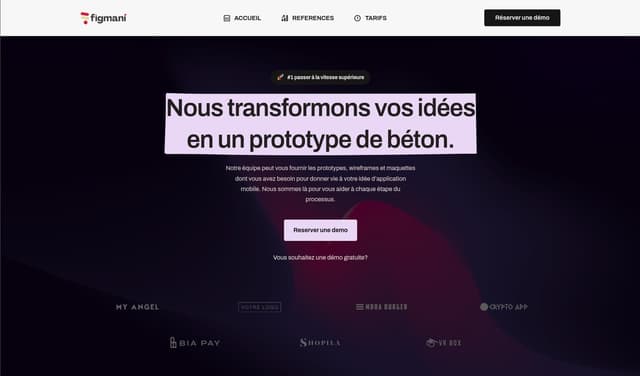 Conception du site Figmani.be