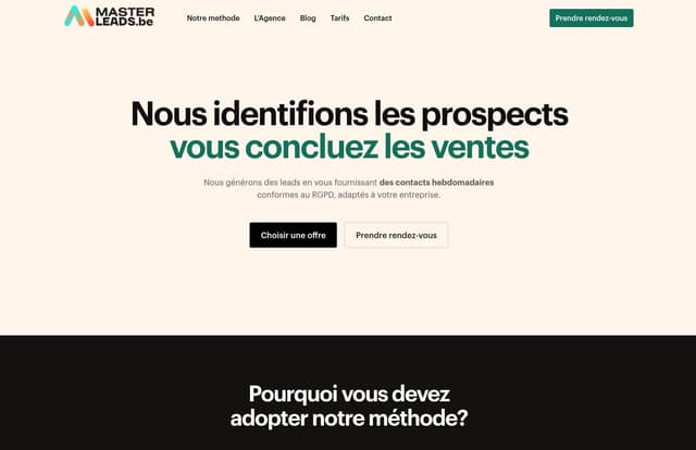 Masterleads — generation de leads IA